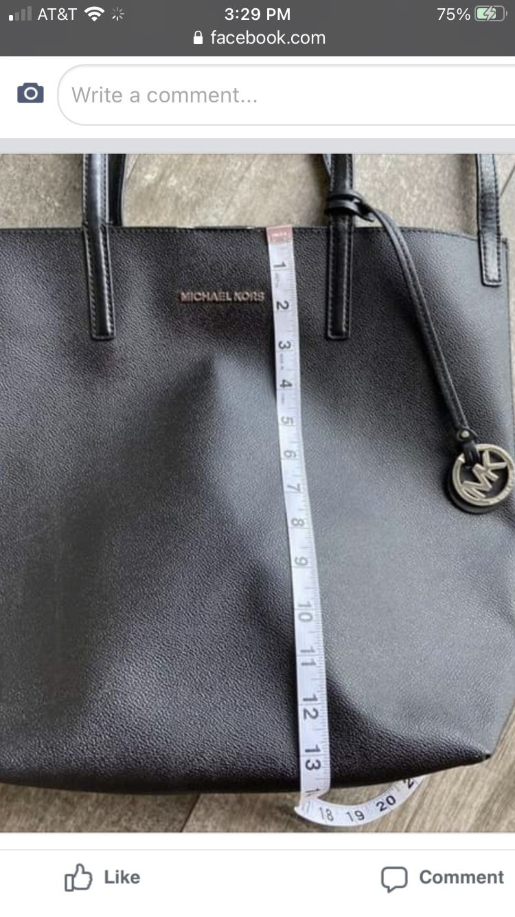 Michael Kors Bag Crossbody Black Leather 