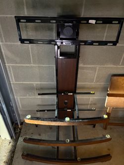TV Floor Stand with Mounting Bracket