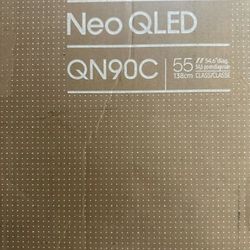 SAMSUNG 55-Inch Class Neo QLED 4K QN90C Series Quantum HDR+, Dolby Atmos, Object Tracking Sound+, Anti-Glare, Gaming Hub, Q-Symphony, Smart TV with Al