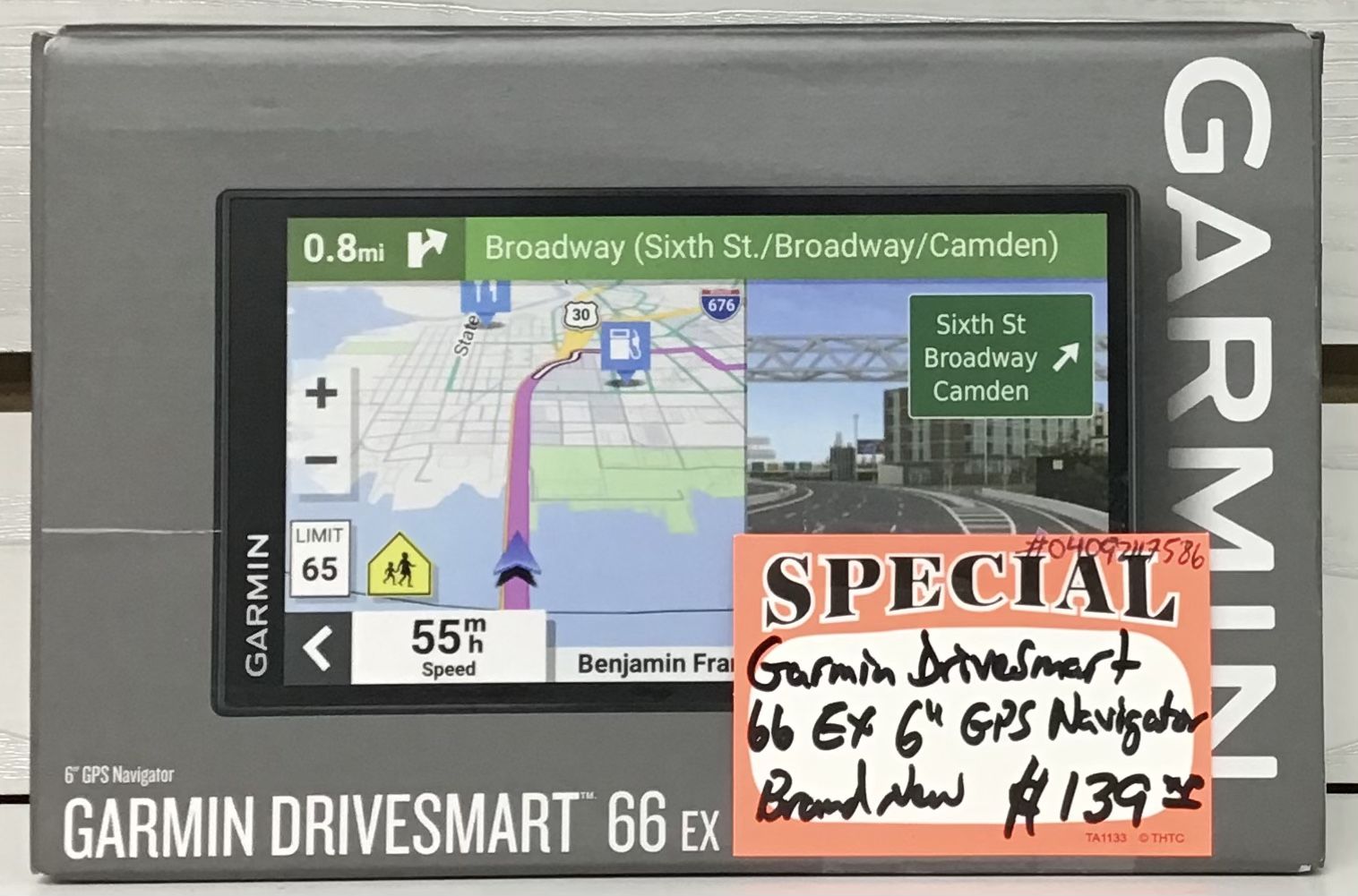 Garmin DriveSmart 66 EX 6” GPS Navigator Brand New