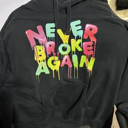 Black And Colorful Never Broke Again Sweater