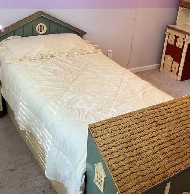 Antique Singer Dollhouse Bed