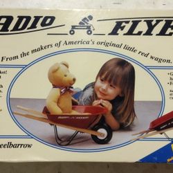 Vintage Radio Flyer Wheelbarrow Set New In Box
