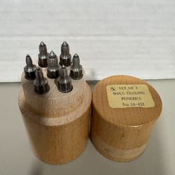 Watchmaker Hole Closing Punches/FRANCE 