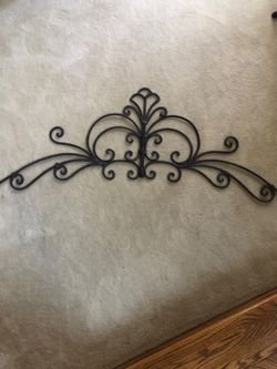 Metal wall decor