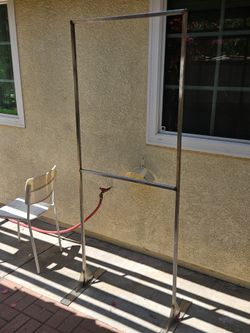 Metal sign holder