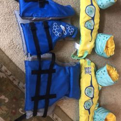 Childrens Water Wings And Floatation Vest 