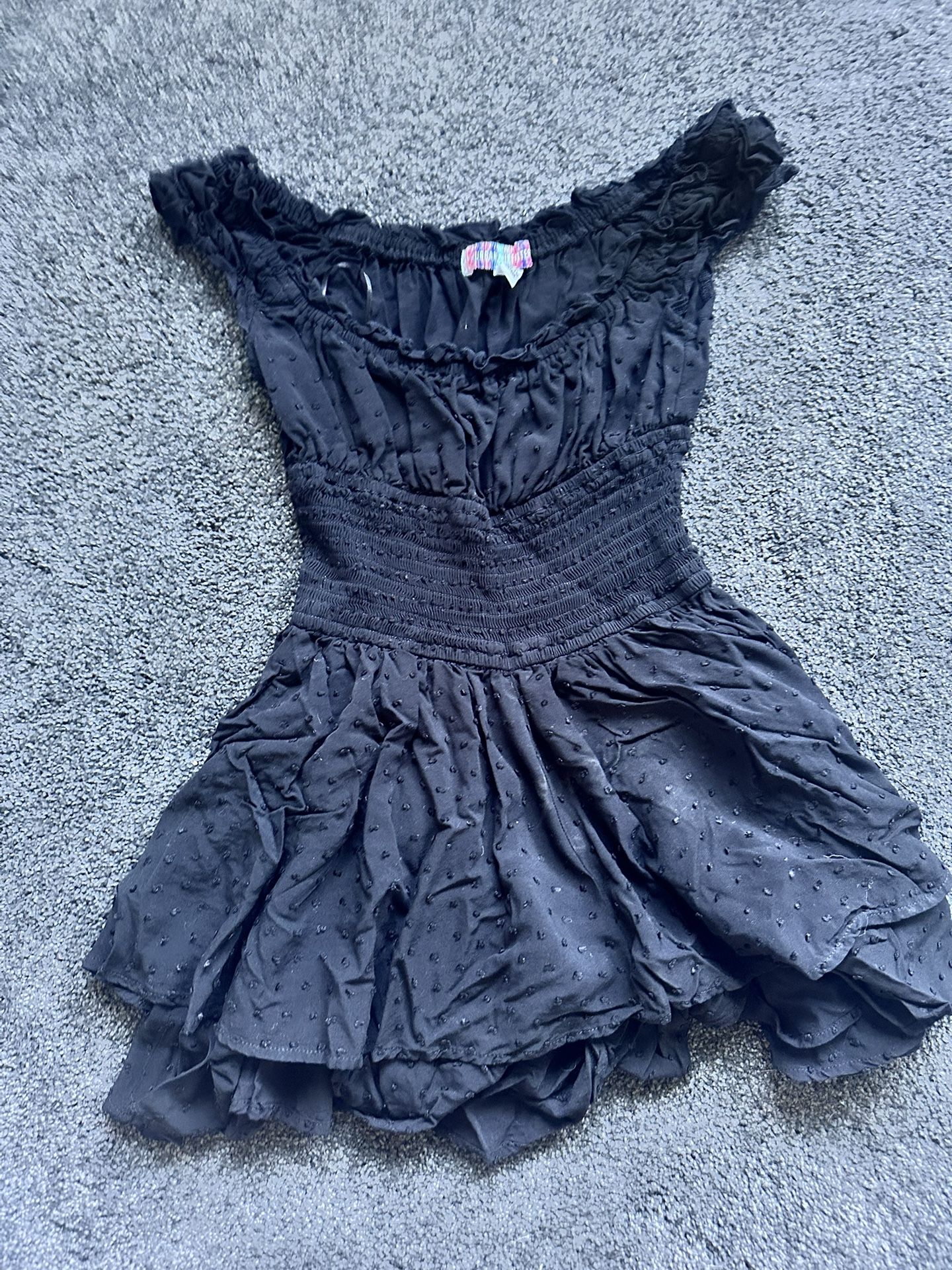 Black Romper Dress