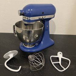 Blue Kitchenaid Artisan Stand Mixer 