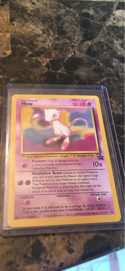 I first edition Pokomon mew card