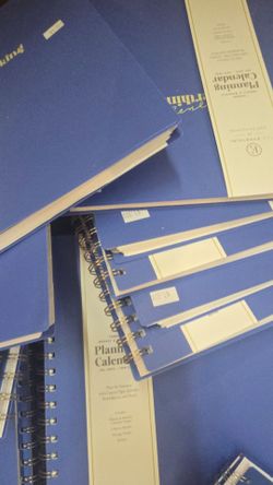 Planners note book