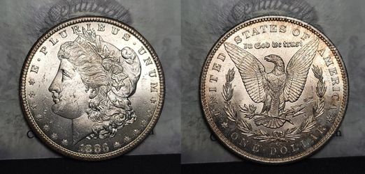 1883 CC Morgan Silver Dollar $1 Choice Better Carson City Mint !!!
