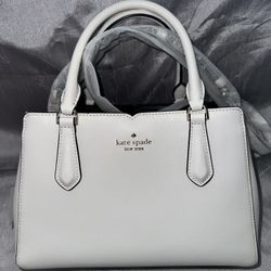 Kate Spade Tippy Small Triple Compartment Satchel (Optic white)