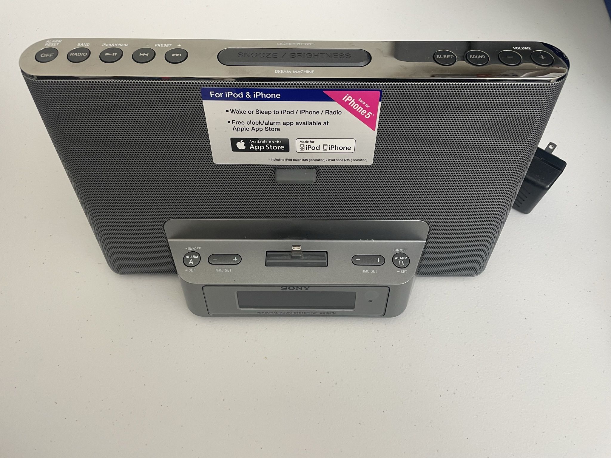 SONY Personal Audio Docking System CHROME