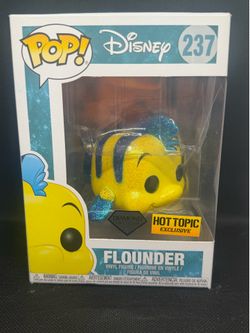 Flounder, diamond collection, hot topic, exclusive Funko pop
