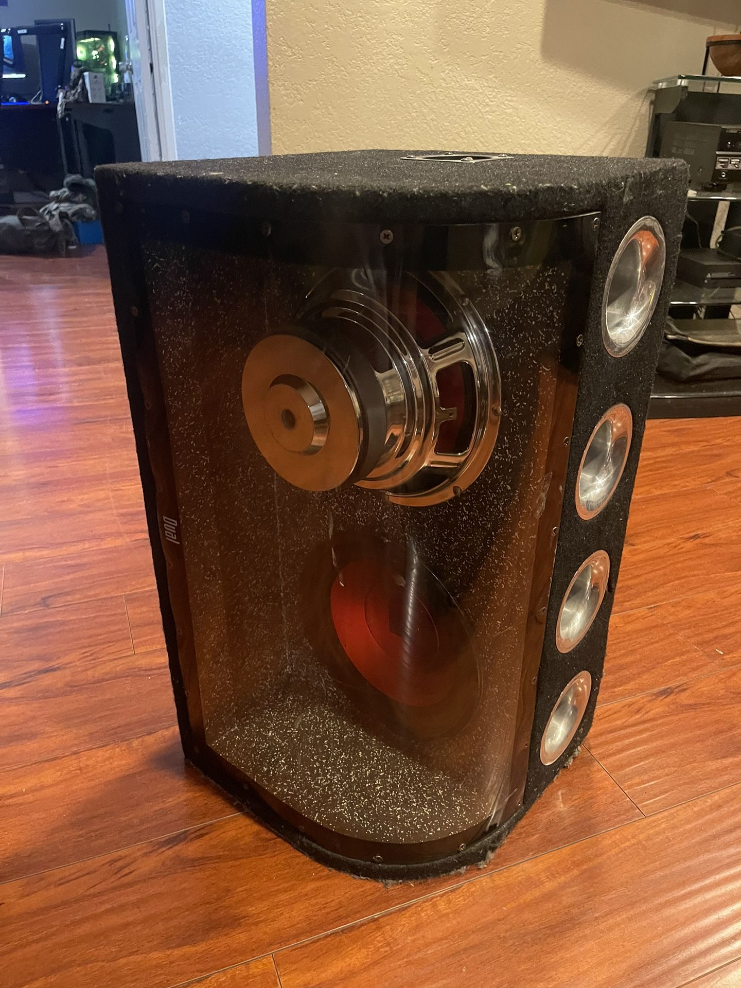 Subwoofer With Amp And Wires