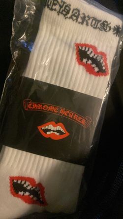 Chrome heart socks