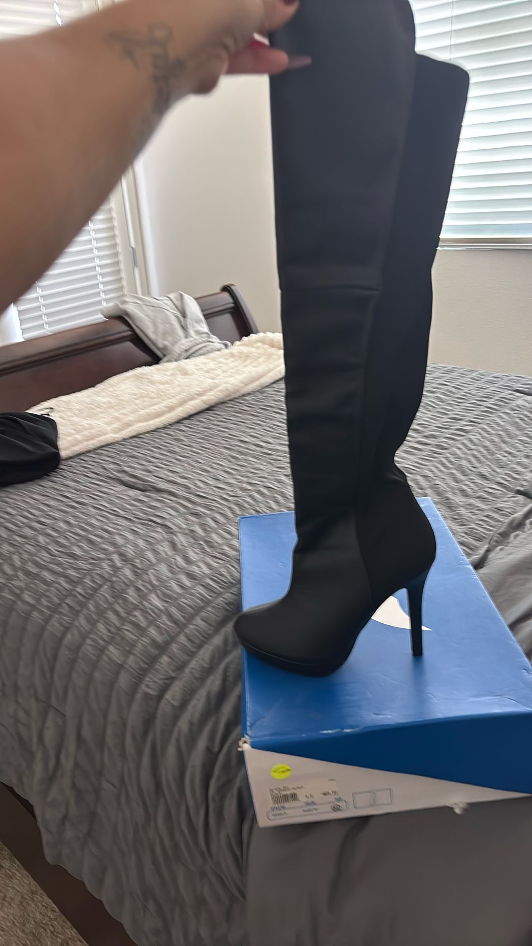 Leather Black Boots