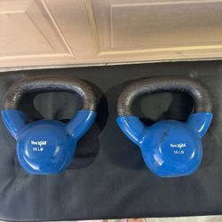 Set Of 2 10 Pound Kettle Weights 