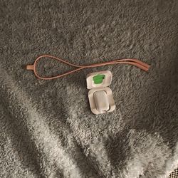 Upright device with necklace