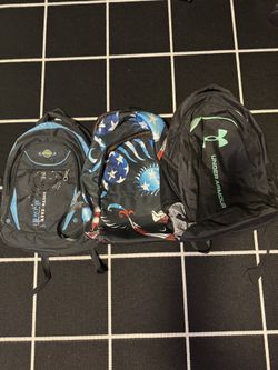 Under Armor and south-east backpack bundle