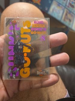 Michael Dickerson E-X Century Dunk'n Go-Nuts Card