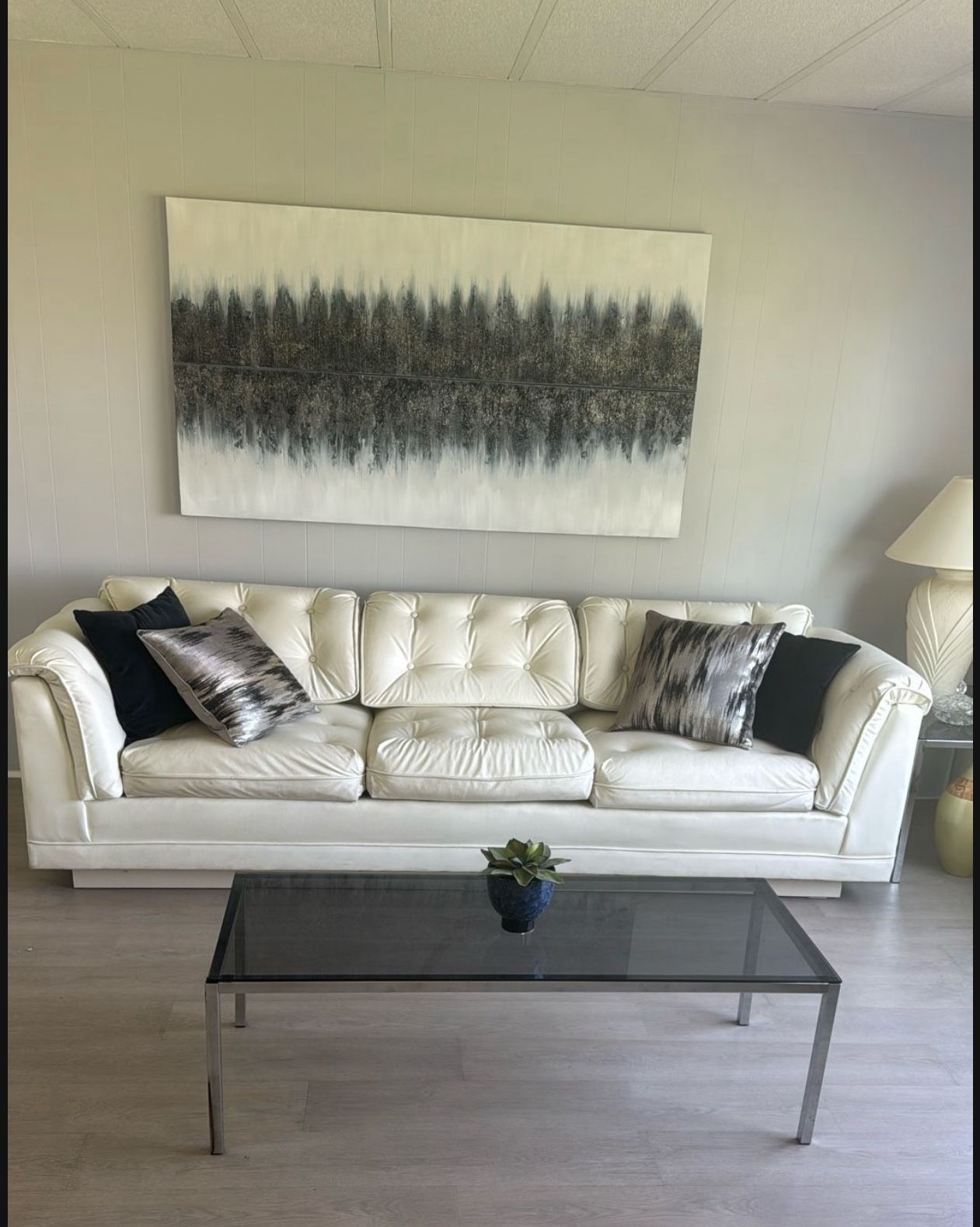 Leather Couches 108 Inches Long, Good Condition $100 Each