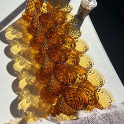 21 Vintage Glass Cups $40 For All