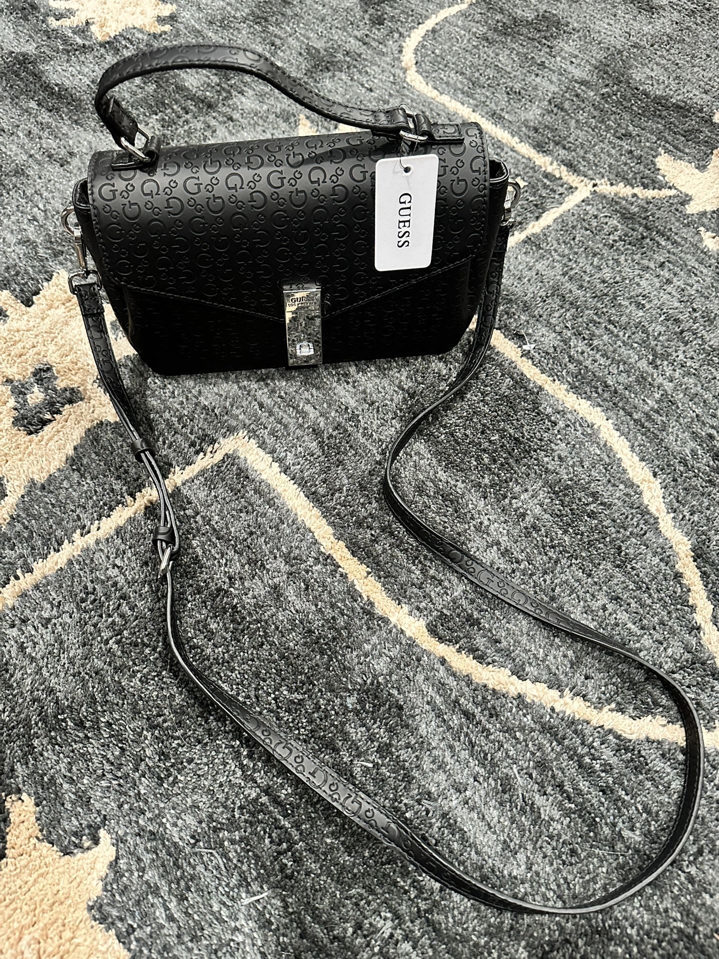 GUESS BLACK BETHEL PURSE