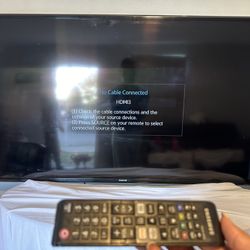 50”inch Samsung TV + Remote 