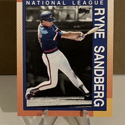 1990 Topps RYNE SANDBERG #398 Chicago Cubs HOF