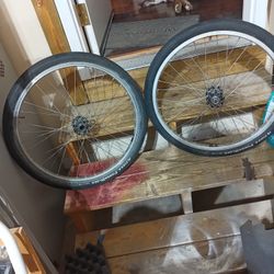 Bicycle Wheels With Tires