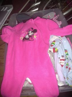 baby girl onesies and sone jackets size 0-9 months