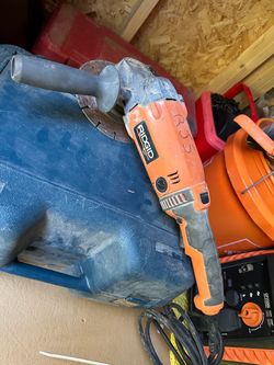 RIDGID Angle Grinder with Diamond Blade
