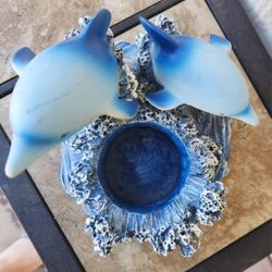 Dolphin Candle Holder