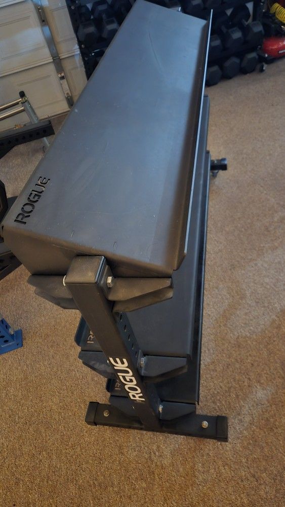 Rogue Monster Mass Storage 3 Tier Dumbbell Kettlbell Shelves Bumper Plate Rack Shelf Setup 2.0 Delivery Available