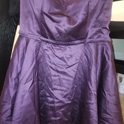 Formal Short  Dress Purple Sz 16plus
