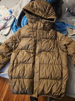 H and M BROWN PUFFER JACKET 