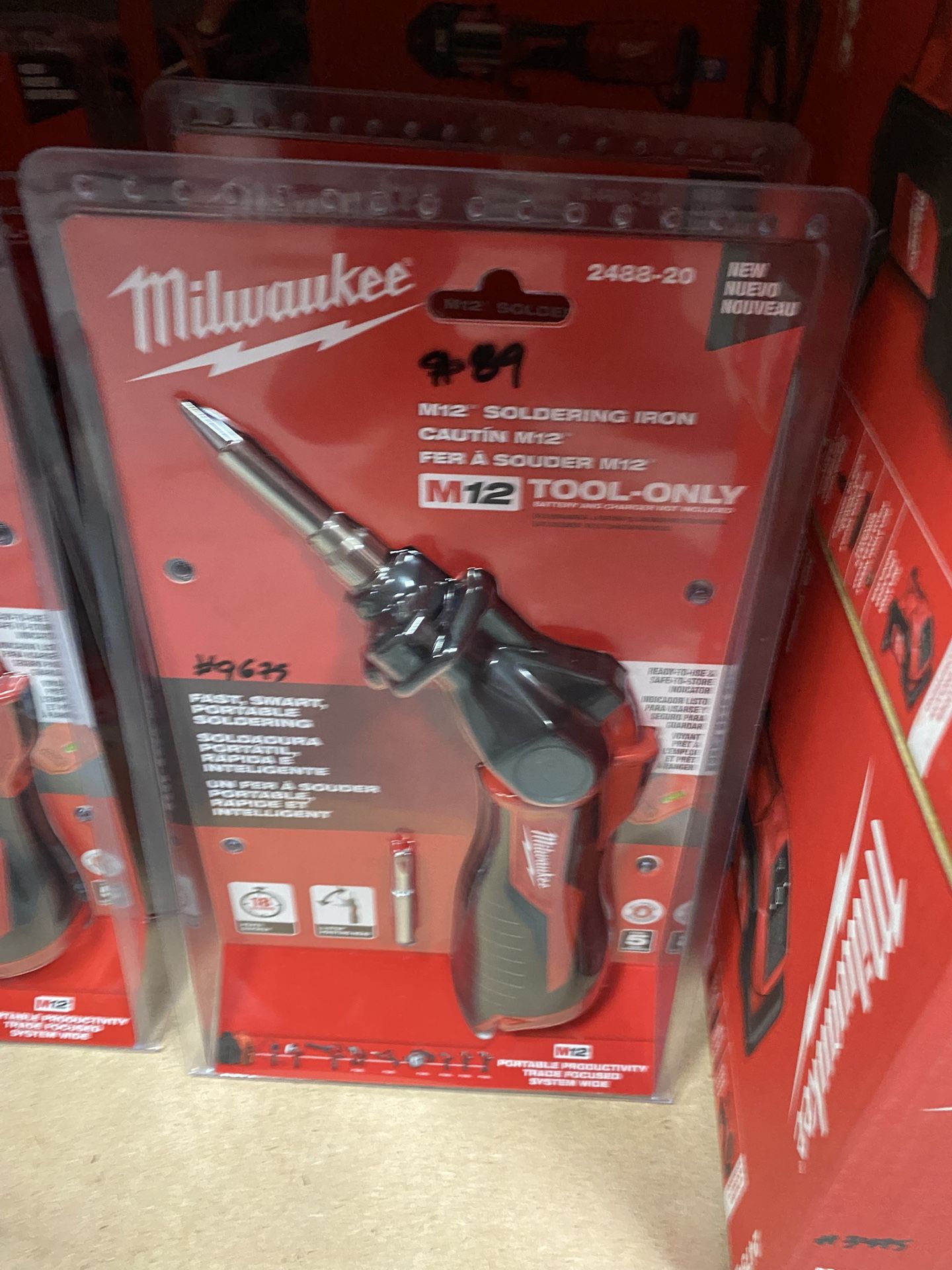 Milwaukee M12 12-Volt Lithium-Ion Cordless Soldering Iron (Tool-Only)