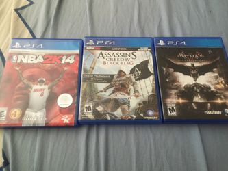 NBA 2k14 , Assassins Creed IV Black Flag , Batman Arkham Knight