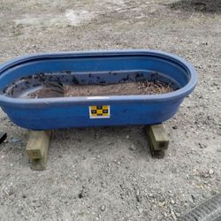 2 Livestock Feed Troughs Turned Into Raised Garden Beds