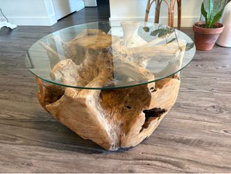 Driftwood root coffee table