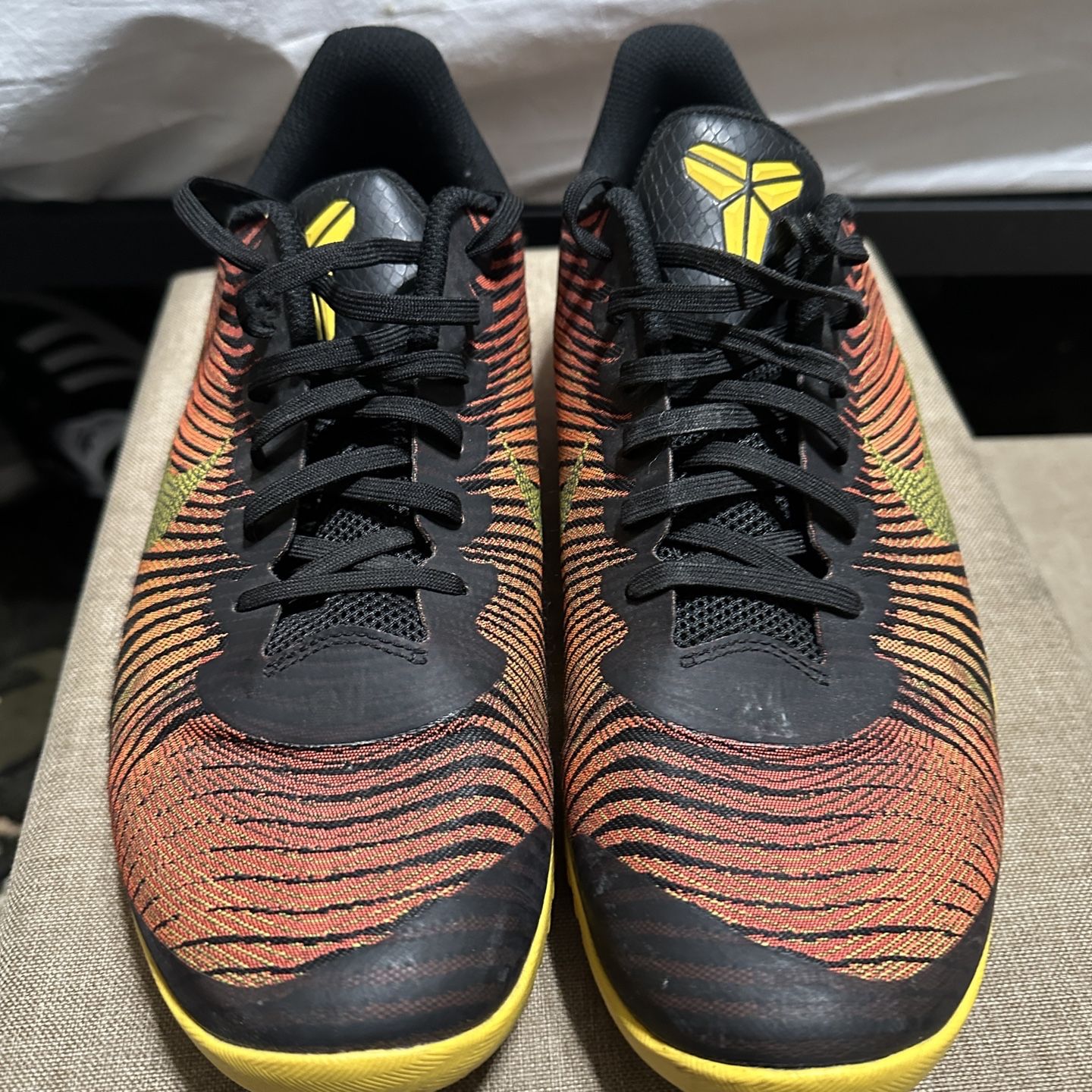 Nike Kobe Mentality 2 Thunder Black Yellow Orange (Size 11.5) for 