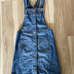 GAP Blue Denim Jumper Dress Youth XL