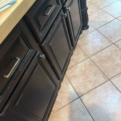 Butcher Block Island with storage