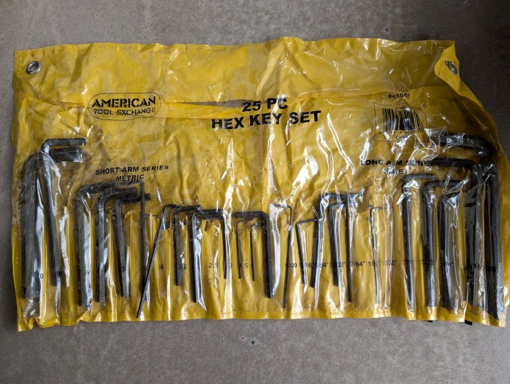 Hex Key Set - Metric & S.A.E