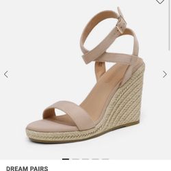 DREAM PAIRS Open Toe Espadrille Platform Wedge Sandals