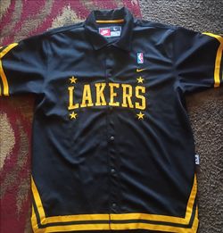 Vintage los Angeles Lakers shooting shirt