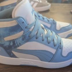 Nike And Puma High Top Tennis Shoes