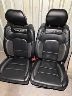 OEM Ram TRX Black Leather Seats